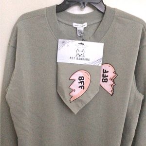 Better Together BFF Sweatshirt+ Pet Bandana